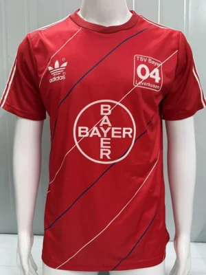 Bayer Leverkusen 1987/88 Retro Home Jersey Fan Version - Front View Bayer Leverkusen 1987/88 Retro Home Jersey Fan Version - Front View | KFCOOL
