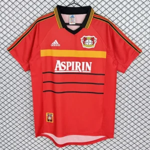 Bayer Leverkusen 1999/00 Retro Home Jersey Fan Version - Front View Bayer Leverkusen 1999/00 Retro Home Jersey Fan Version - Front View | KFCOOL