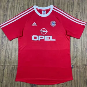 Bayern Munich 2000/01 Retro Home Red Jersey Fan Version - Front View | KFCOOL