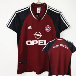Bayern Munich 2001/02 Retro Home Jersey Fan Version - Front View | KFCOOL