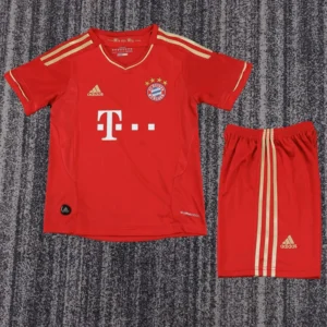Bayern Munich 2012/13 Retro Home Kids Kit Fan Version - Front View | KFCOOL
