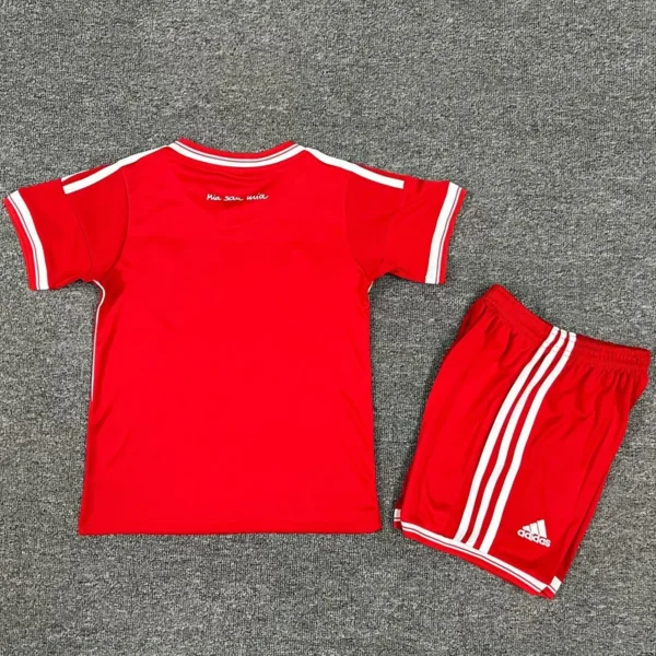 Bayern Munich 2013/14 Retro Home Kids Kit Fan Version - Back View | KFCOOL