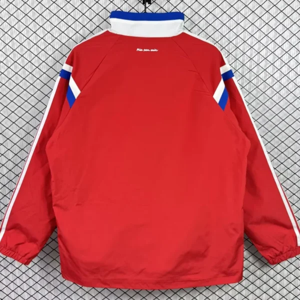 Bayern Munich 2014/15 Retro Red Windbreaker - Back View Bayern Munich 2014/15 Retro Red Windbreaker - Back View | KFCOOL