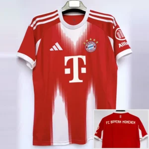 Bayern Munich 2025/26 Home Jersey Fan Version - Front View | KFCOOL