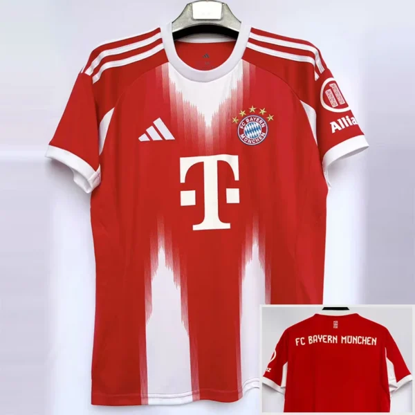 Bayern Munich 2025/26 Home Jersey Fan Version - Front View | KFCOOL