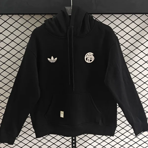 Bayern Munich 2025/26 Black Hoody - Front View | KFCOOL