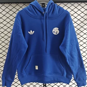Bayern Munich 2025/26 Blue Hoody - Front View Bayern Munich 2025/26 Blue Hoody - Front View | KFCOOL