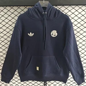 Bayern Munich 2025/26 Royal Blue Hoody - Front View Bayern Munich 2025/26 Royal Blue Hoody - Front View | KFCOOL