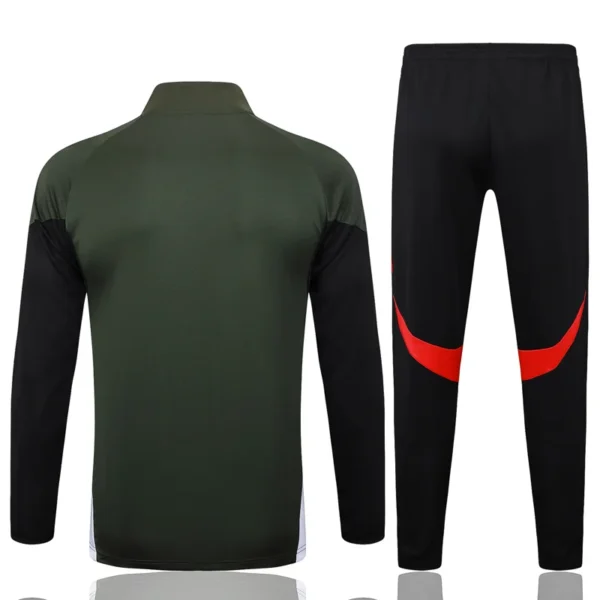Bayern Munich 2025/26 Dark Green Jacket Tracksuit - Back View Bayern Munich 2025/26 Dark Green Jacket Tracksuit - Back View | KFCOOL