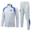 Bayern Munich 2025/26 Grey Jacket Tracksuit - Front View Bayern Munich 2025/26 Grey Jacket Tracksuit - Front View | KFCOOL