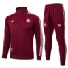 Bayern Munich 2025/26 Red Jacket Tracksuit - Front View | KFCOOL