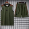 Bayern Munich 2025/26 Dark Green Sleeveless Shorts - Front View Bayern Munich 2025/26 Dark Green Sleeveless Shorts - Front View | KFCOOL