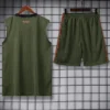 Bayern Munich 2025/26 Dark Green Sleeveless Shorts - Back View Bayern Munich 2025/26 Dark Green Sleeveless Shorts - Back View | KFCOOL