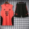 Bayern Munich 2025/26 Orange Sleeveless Shorts - Front View | KFCOOL