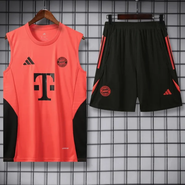 Bayern Munich 2025/26 Orange Sleeveless Shorts - Front View | KFCOOL