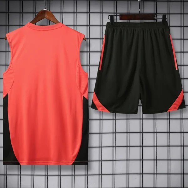 Bayern Munich 2025/26 Orange Sleeveless Shorts - Back View | KFCOOL