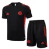 Bayern Munich 2025/26 Black Training Short Suit - Front View Bayern Munich 2025/26 Black Training Short Suit - Front View | KFCOOL
