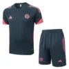 Bayern Munich 2025/26 Grey Training Short Suit - Front View Bayern Munich 2025/26 Grey Training Short Suit - Front View | KFCOOL