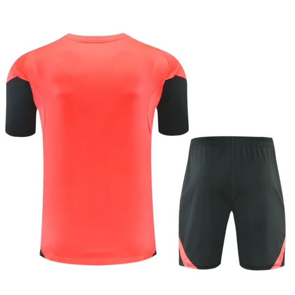 Bayern Munich 2025/26 Orange Training Short Suit - Back View Bayern Munich 2025/26 Orange Training Short Suit - Back View | KFCOOL