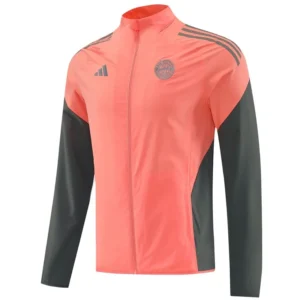 Bayern Munich 2025/26 Orange Windbreaker - Front View | KFCOOL