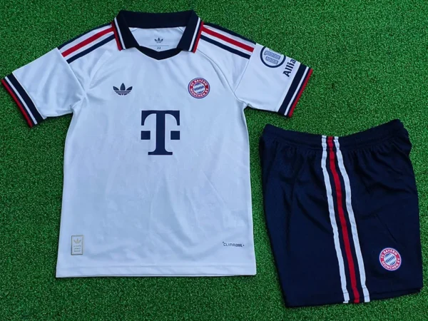 Bayern Munich 2026/27 Away Kids Kit Player Version - Back View | KFCOOL