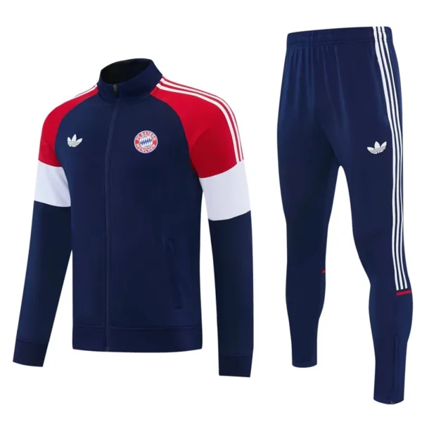 Bayern Munich 2026/27 Royal Blue Jacket Tracksuit - Front View Bayern Munich 2026/27 Royal Blue Jacket Tracksuit - Front View | KFCOOL