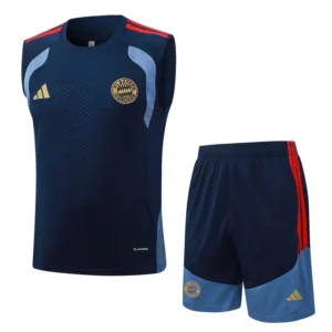 Bayern Munich 2026/27 Royal Blue Sleeveless Shorts - Front View | KFCOOL