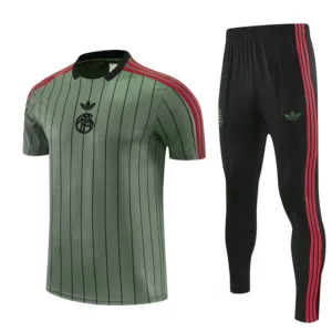 Bayern Munich 2026/27 Green Short Sleeve Pants Suit - Front View Bayern Munich 2026/27 Green Short Sleeve Pants Suit - Front View | KFCOOL