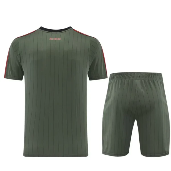 Bayern Munich 2026/27 Dark Green Training Short Suit - Back View | KFCOOL