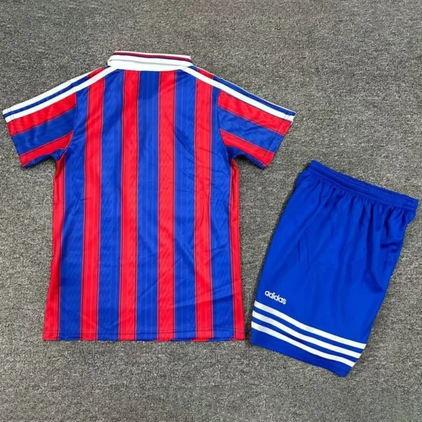 Bayern Munich 1995/97 Retro Home Kids Kit Fan Version - Back View Bayern Munich 1995/97 Retro Home Kids Kit Fan Version - Back View | KFCOOL