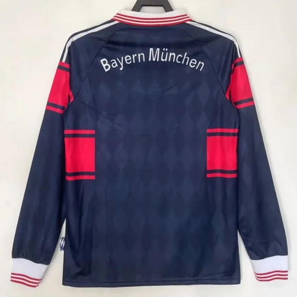 Bayern Munich 1997/99 Retro Home Long Sleeve Jersey Fan Version - Back View Bayern Munich 1997/99 Retro Home Long Sleeve Jersey Fan Version - Back View | KFCOOL