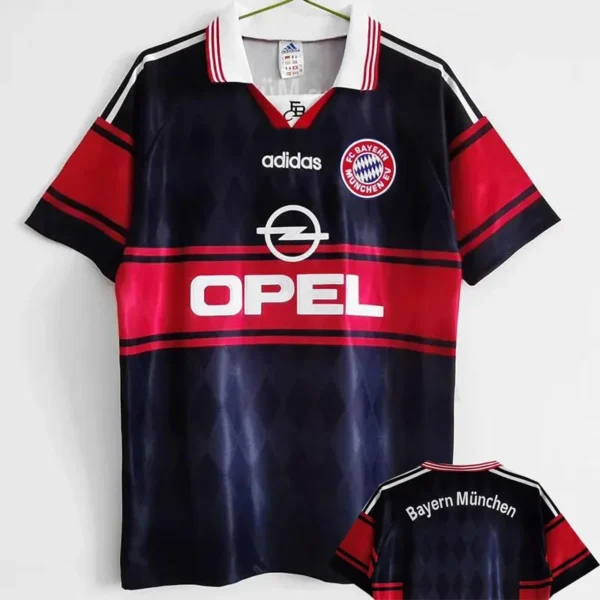 Bayern Munich 1997/99 Retro Home Jersey Fan Version - Front View Bayern Munich 1997/99 Retro Home Jersey Fan Version - Front View | KFCOOL
