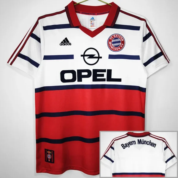 Bayern Munich 1998/00 Retro Away Jersey Fan Version - Front View Bayern Munich 1998/00 Retro Away Jersey Fan Version - Front View | KFCOOL