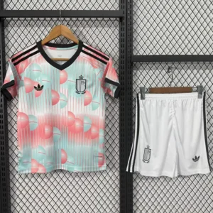 Belgium 2026/27 Away Kids Kit Fan Version - Front View | KFCOOL