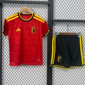 Belgium 2026/27 Home Kids Kit Fan Version - Front View | KFCOOL