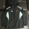 Belgium 2026/27 Black Windbreaker - Front View - KFCool – Football Jerseys & Soccer Kits Store Belgium 2026/27 Black Windbreaker - Front View | KFCOOL