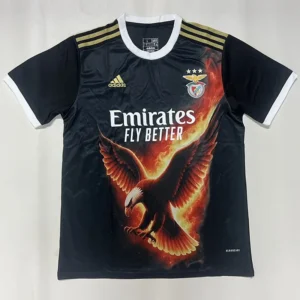 Benfica 2025/26 Black Special Edition Training Shirt - Front View | KFCOOL