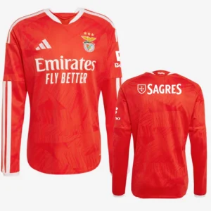 Benfica 2026/27 Home Long Sleeve Jersey Fan Version - Front View Benfica 2026/27 Home Long Sleeve Jersey Fan Version - Front View | KFCOOL