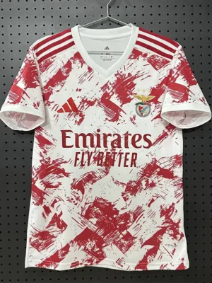 Benfica 2026/27 Red White Special Edition Training Shirt - Front View | KFCOOL