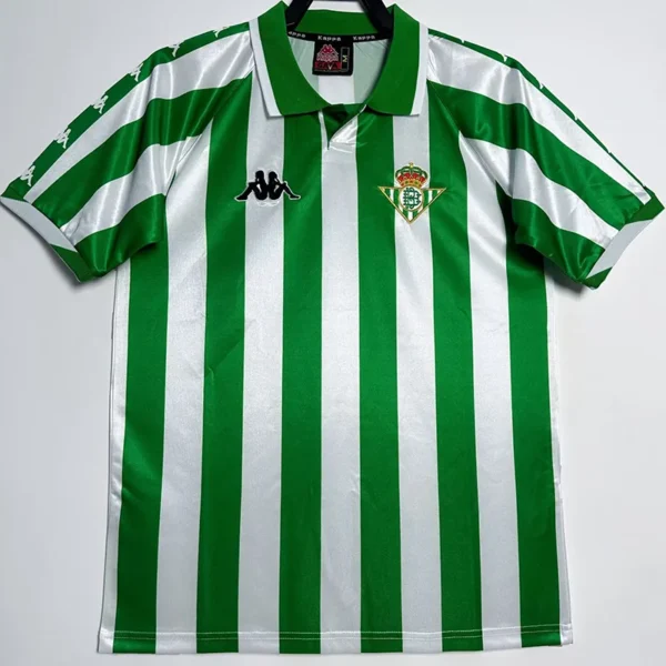 Real Betis 2000/01 Retro Home Jersey Fan Version - Front View Real Betis 2000/01 Retro Home Jersey Fan Version - Front View | KFCOOL