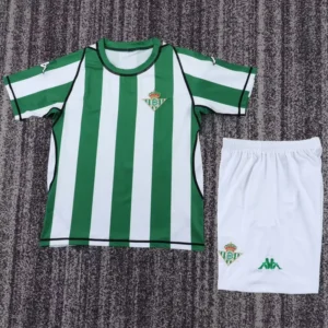 Real Betis 2003/04 Retro Home Kids Kit Fan Version - Front View | KFCOOL