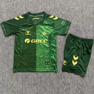 Real Betis 2026/27 Away Kids Kit Fan Version - Front View | KFCOOL