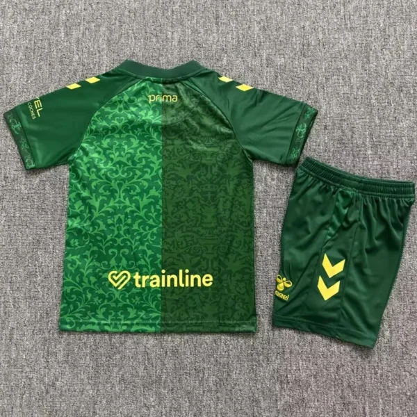 Real Betis 2026/27 Away Kids Kit Fan Version - Back View | KFCOOL