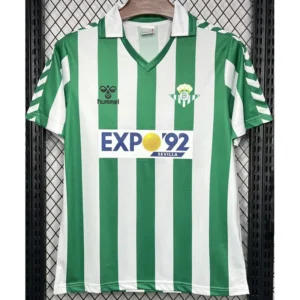 Real Betis 1988/89 Retro Home Jersey Fan Version - Front View Real Betis 1988/89 Retro Home Jersey Fan Version - Front View | KFCOOL