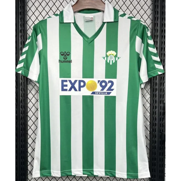 Real Betis 1988/89 Retro Home Jersey Fan Version - Front View Real Betis 1988/89 Retro Home Jersey Fan Version - Front View | KFCOOL