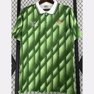 Real Betis 1992/93 Retro Home Jersey Fan Version - Front View Real Betis 1992/93 Retro Home Jersey Fan Version - Front View | KFCOOL