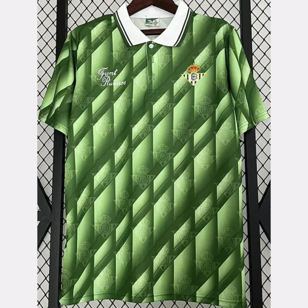 Real Betis 1992/93 Retro Home Jersey Fan Version - Front View Real Betis 1992/93 Retro Home Jersey Fan Version - Front View | KFCOOL