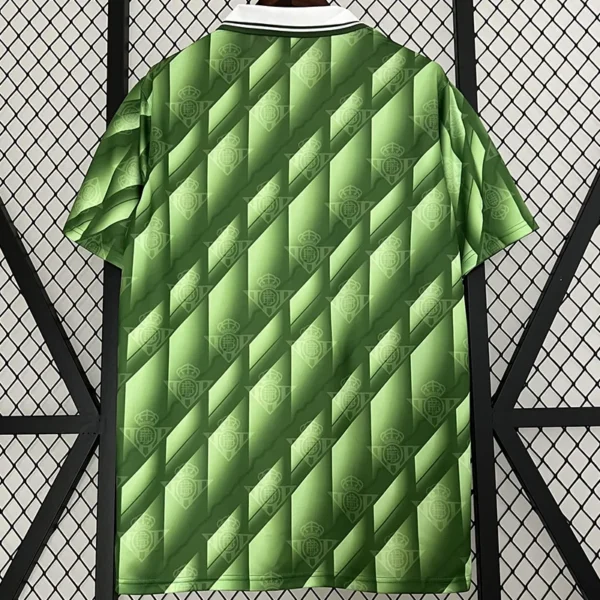 Real Betis 1992/93 Retro Home Jersey Fan Version - Back View Real Betis 1992/93 Retro Home Jersey Fan Version - Back View | KFCOOL