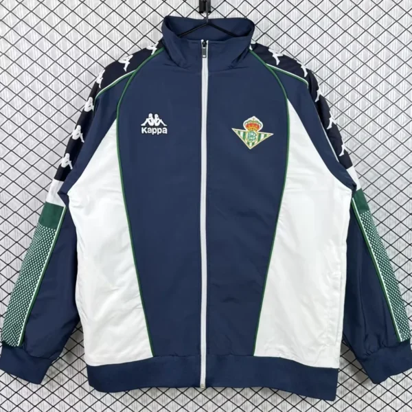 Real Betis 1997/98 Retro Windbreaker - Front View - KFCool – Football Jerseys & Soccer Kits Store Real Betis 1997/98 Retro Windbreaker - Front View | KFCOOL