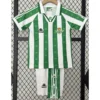 Real Betis 1995/97 Retro Home Kids Kit Fan Version - Front View | KFCOOL